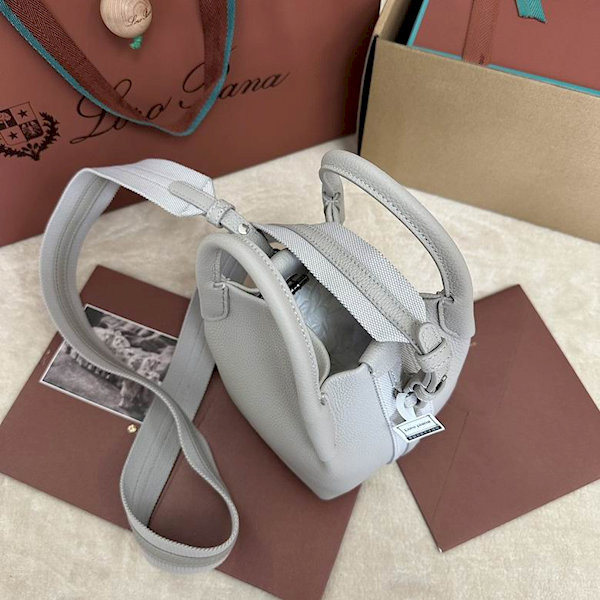 Loro Piana Women's Bale M/i Bucket Bag / Dusty Stone