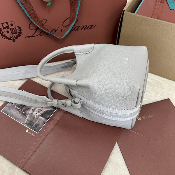 Loro Piana Women's Bale M/i Bucket Bag / Dusty Stone