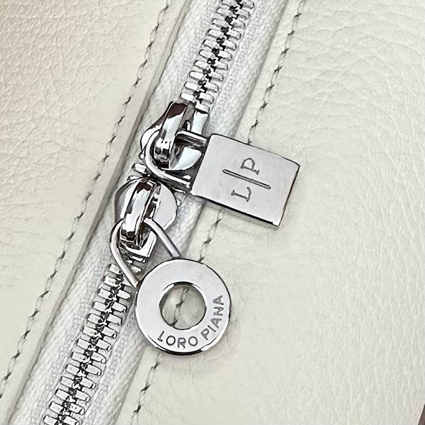 Loro Piana Women's Extra Toiletry Small Bag / New Cream
