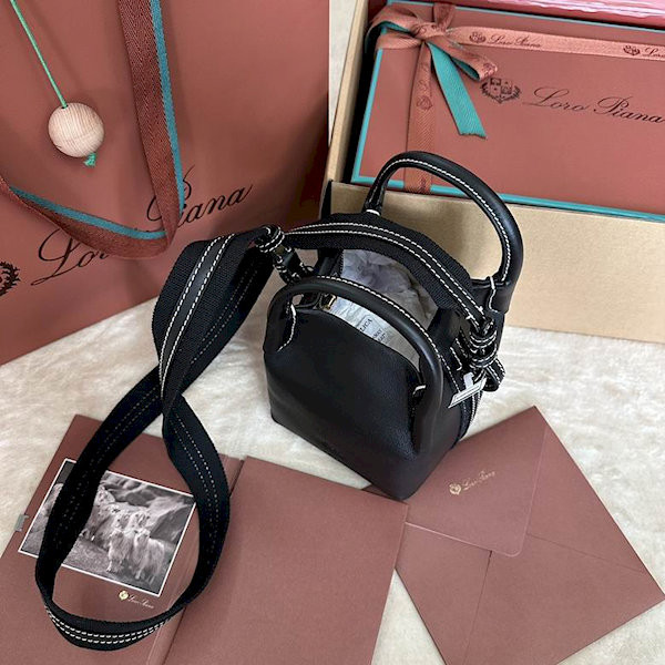 Loro Piana Women's Bale M/i Bucket Bag / Black