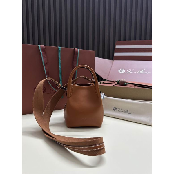 Loro Piana Women's Bale M/i Bucket Bag / Brown