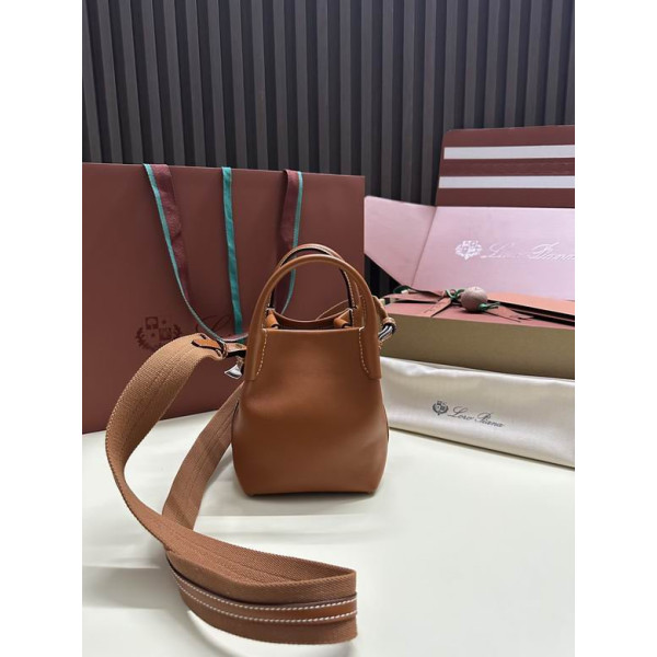 Loro Piana Women's Bale M/i Bucket Bag / Brown