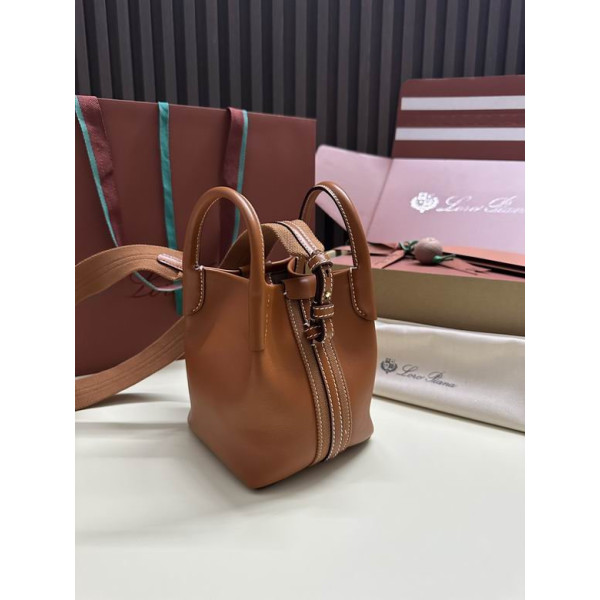 Loro Piana Women's Bale M/i Bucket Bag / Brown