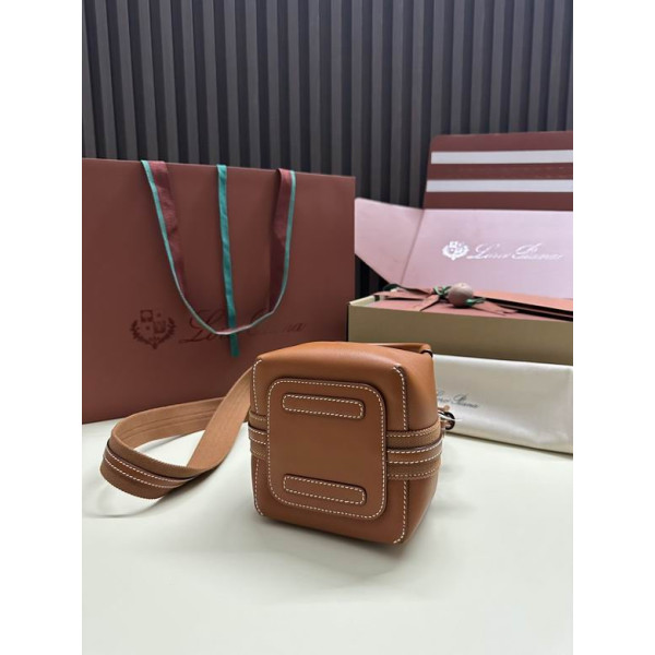 Loro Piana Women's Bale M/i Bucket Bag / Brown