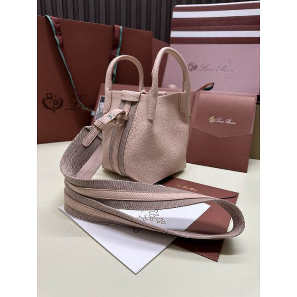 Loro Piana Women's Bale M/i Bucket Bag / Candoglia Marble