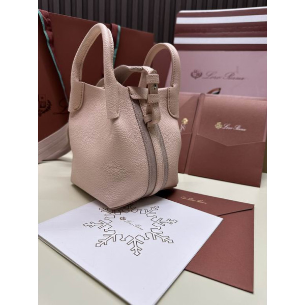 Loro Piana Women's Bale M/i Bucket Bag / Candoglia Marble