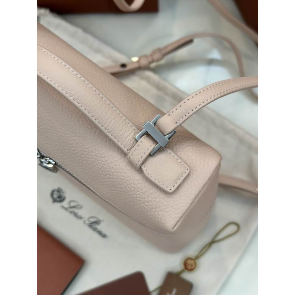 Loro Piana Women's Extra Pocket Backpack / Candoglia Marble/Rolled Silver