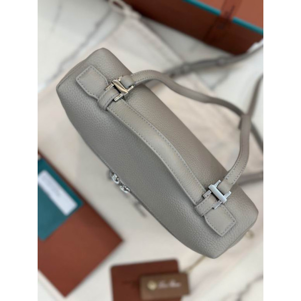 Loro Piana Women's Extra Pocket Backpack / Taupe/Rolled Silver