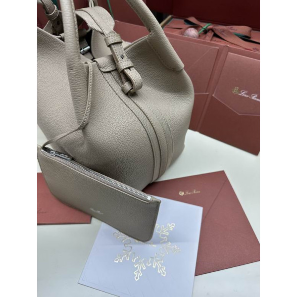 Loro Piana Women's Bale Bucket Bag / Beige