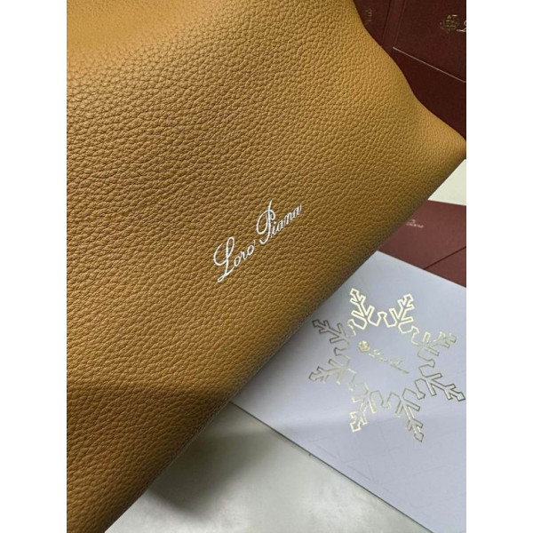 Loro Piana Women's Bale Bucket Bag / Spiced Curry