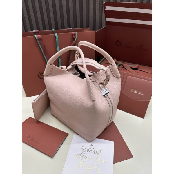 Loro Piana Women's Bale Bucket Bag / Candoglia Marble