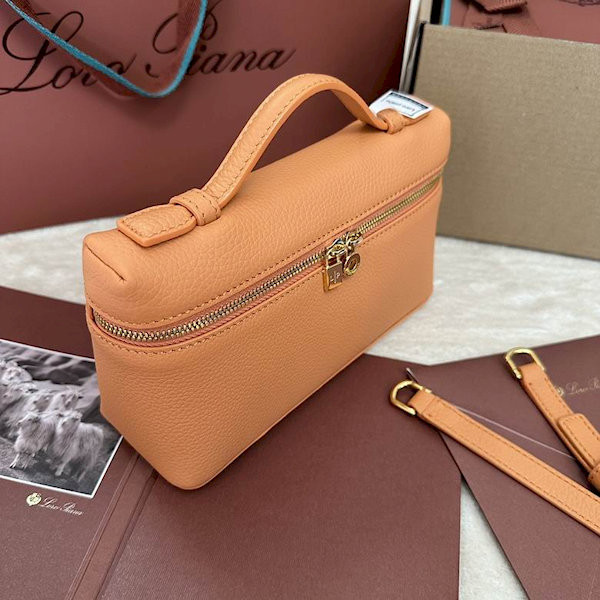Loro Piana Women's Extra Small Pocket Bag / Bright Orange