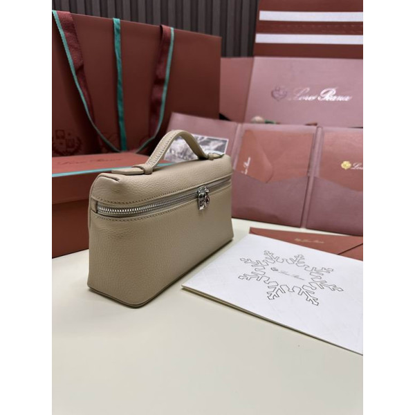 Loro Piana Women's Extra Small Pocket Bag / Warm Frank/cense/Rolled Silver