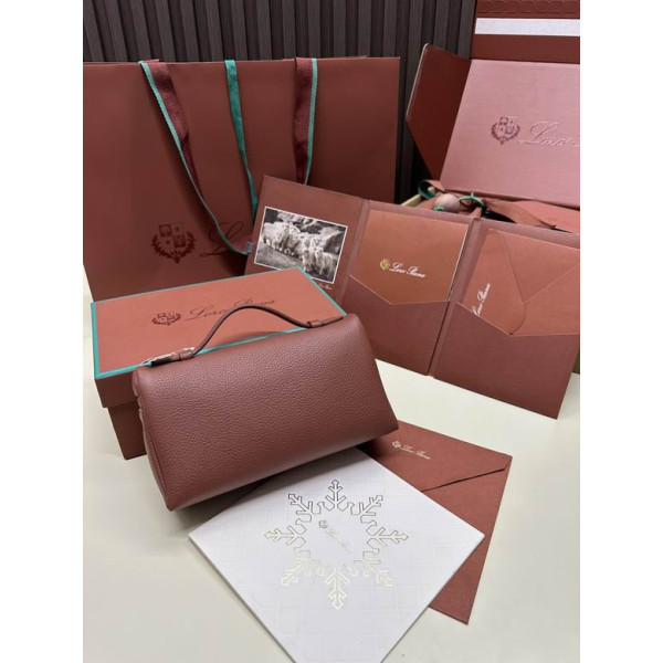 Loro Piana Women's Extra Small Pocket Bag / Light Caramel/Rolled Silver