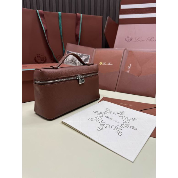Loro Piana Women's Extra Small Pocket Bag / Light Caramel/Rolled Silver