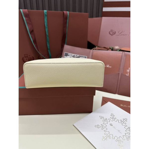 Loro Piana Women's Extra Small Pocket Bag / Light Yellow/Rolled Silver