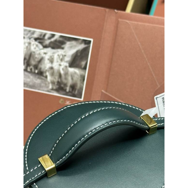 Loro Piana Women's Extra M/i Cyl/der Bag / Dark Green