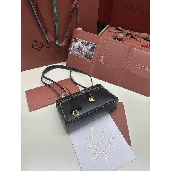 Loro Piana Women's Extra Small Bag / Black With Smooth Calfsk/