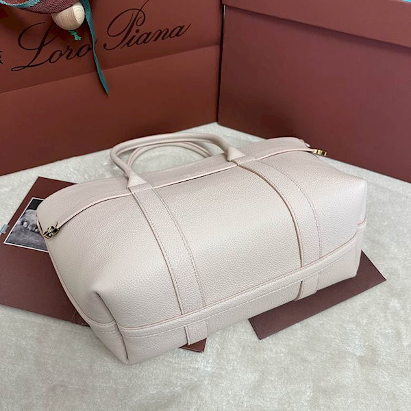 Loro Piana Women's Ghiera Small Shopper Bag / Creamy Honey
