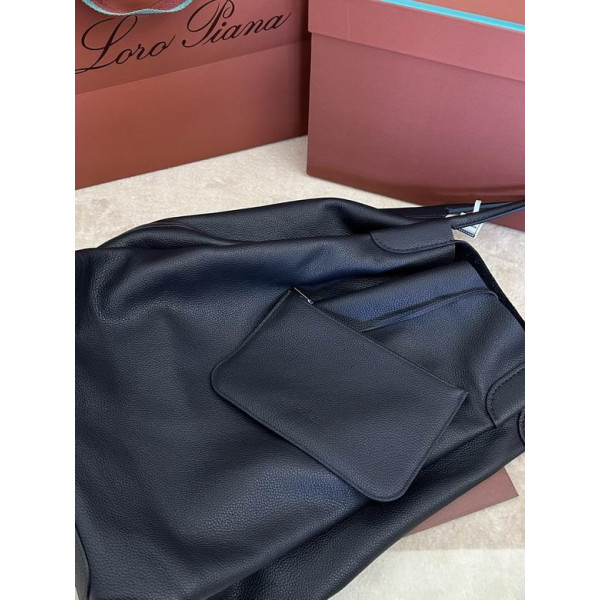Loro Piana Women's Bale Extra Large Hobo / Navy Blue