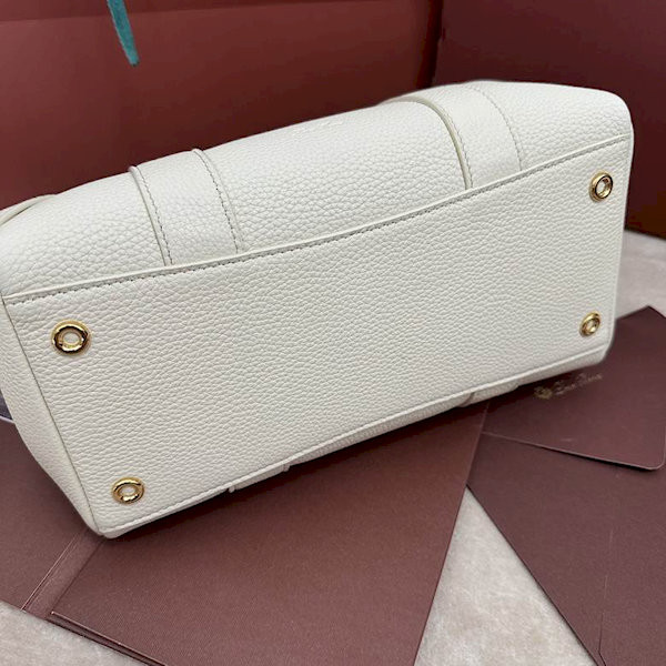 Loro Piana Women's Small Loom Bag / Whisper White