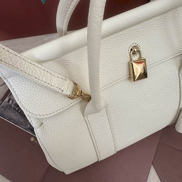 Loro Piana Women's Small Loom Bag / Whisper White