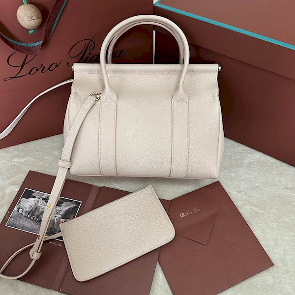 Loro Piana Women's Small Loom Bag / Creamy Honey