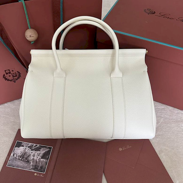 Loro Piana Women's Loom Bag / Whisper White