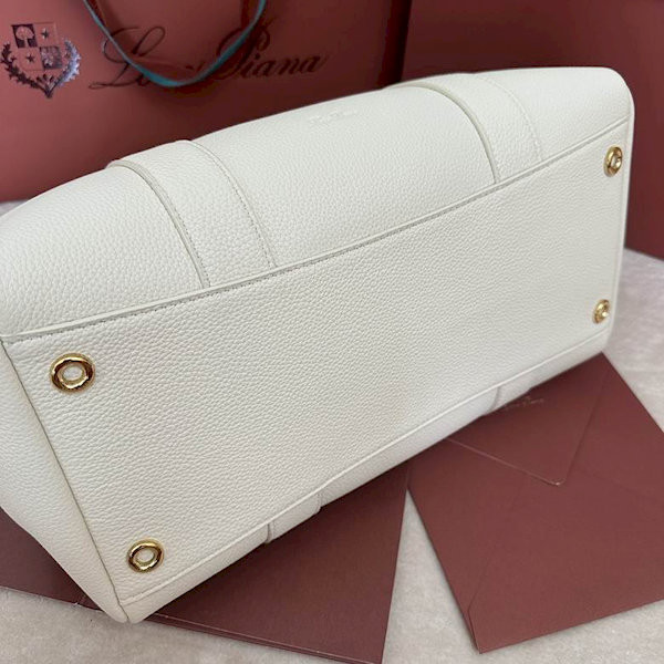 Loro Piana Women's Loom Bag / Whisper White