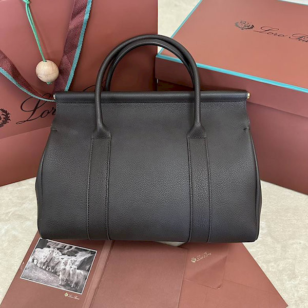 Loro Piana Women's Loom Bag / Charcoal Gray