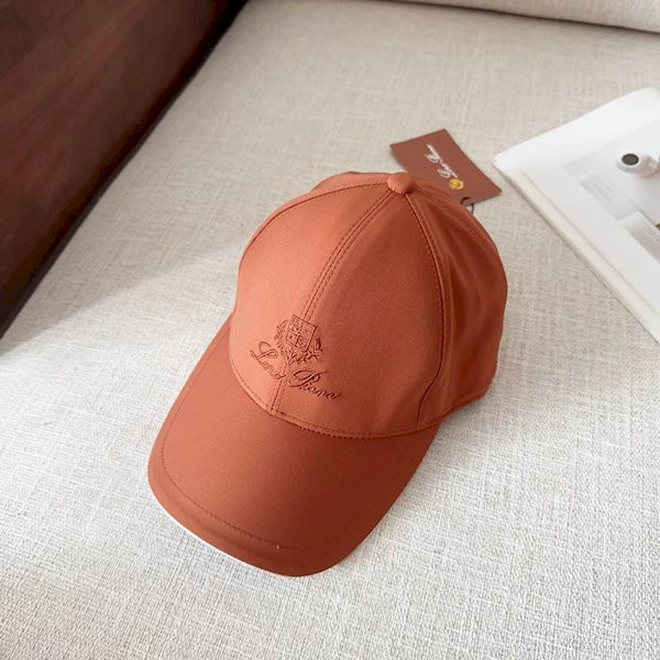 Loro Piana Baseball Cap with Elasticated back Microfibre Storm System in orange online
