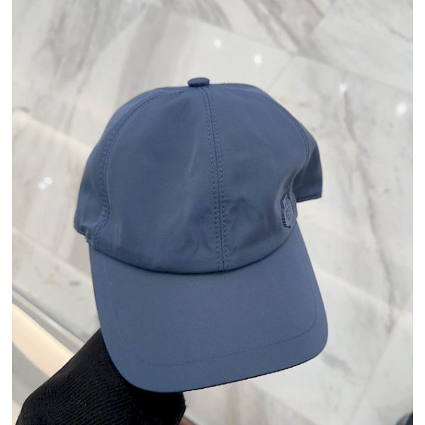 Loro Piana Baseball Cap with Elasticated back Storm System in dusty blue deals