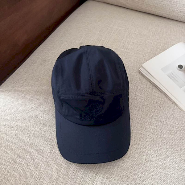 Loro Piana Baseball Cap with Elasticated Back and Storm System in dark blue
