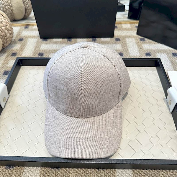 Loro Piana Fine Wale Corduroy Baseball Cap with Adjustable strap in beige