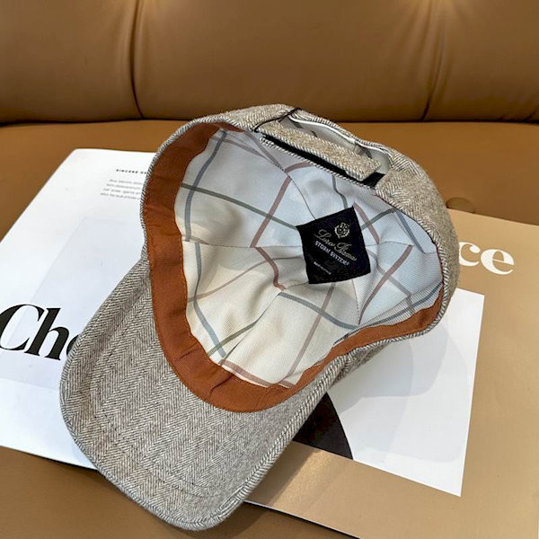 Loro Piana Linen Baseball Cap in beige