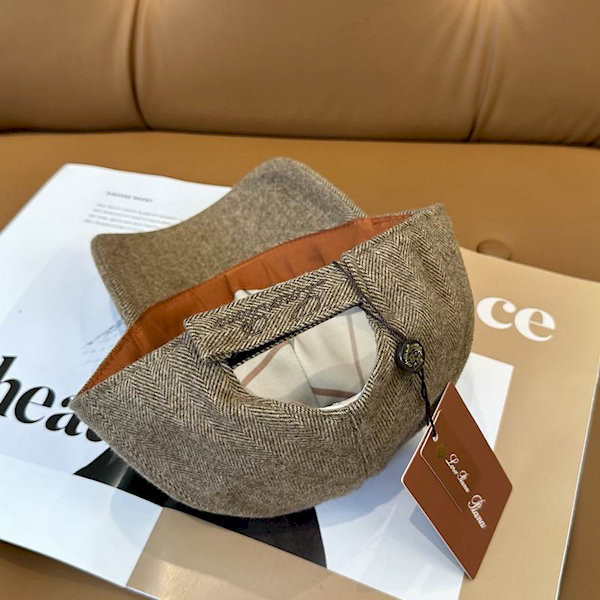 Loro Piana Linen Baseball Cap in dark beige