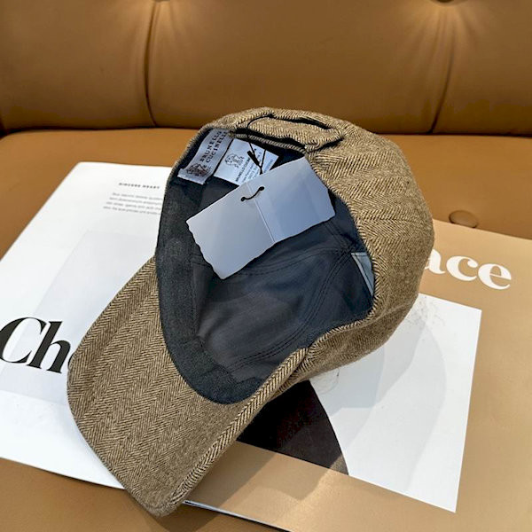 Loro Piana Linen Baseball Cap in dark beige online