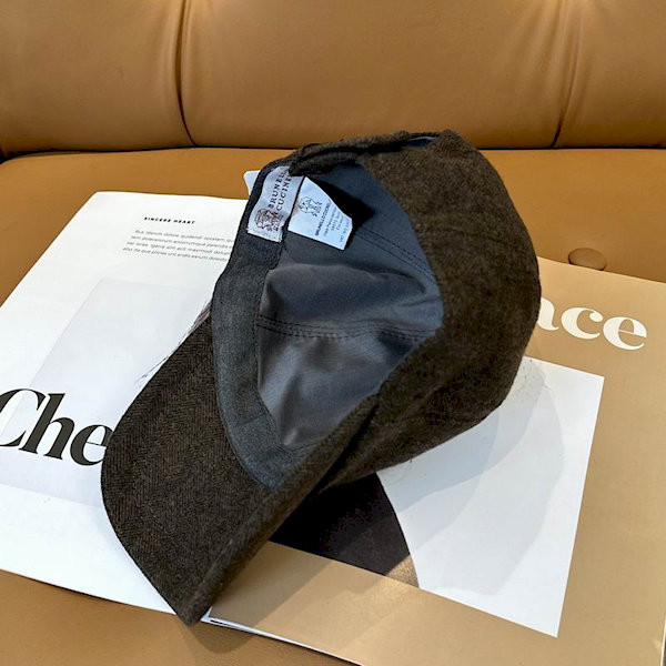 Loro Piana Linen Baseball Cap in dark brown online