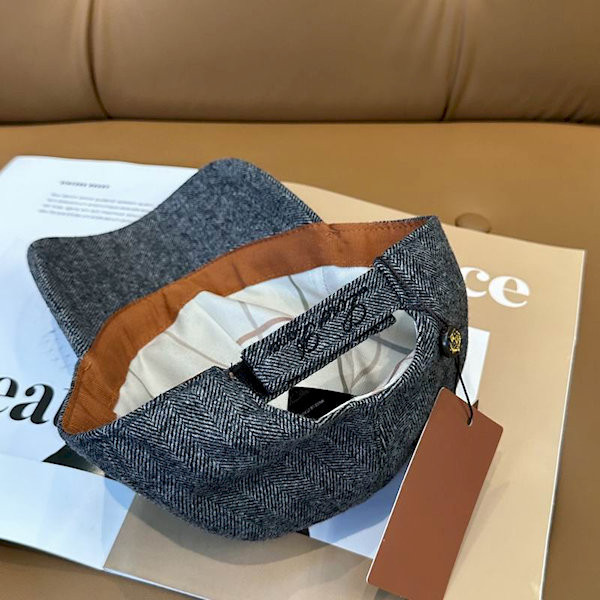 Loro Piana Linen Baseball Cap in dark grey