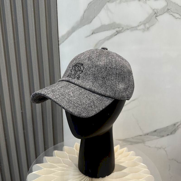 Loro Piana Linen Baseball Cap in dark grey online