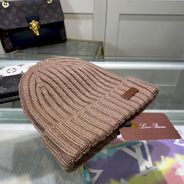Loro Piana Men's / Women's Cashmere Beanie in brown