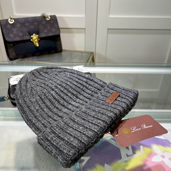 Loro Piana Men's / Women's Cashmere Beanie in dark gray