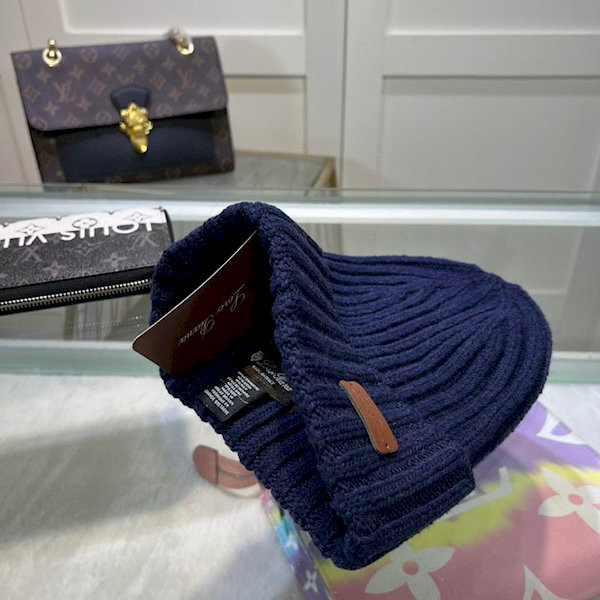 Loro Piana Men's / Women's Cashmere Beanie in navy blue