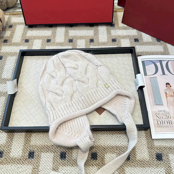Loro Piana Men's / Women's Cuffed Wool Beanie in beige
