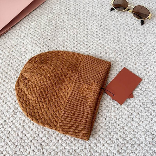 Loro Piana Men's / Women's Jungfrau Baby Cashmere Beanie in brown