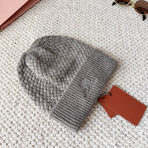Loro Piana Men's / Women's Jungfrau Baby Cashmere Beanie in dark gray