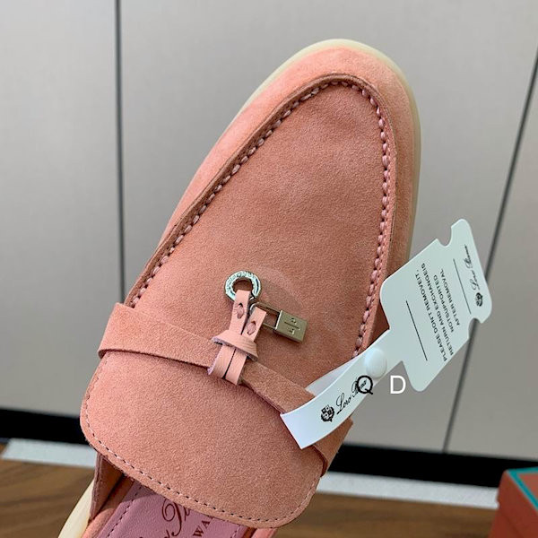 Loro Piana Women's Babouche Charms Walk Moccas/ Flat Shoes / P/k