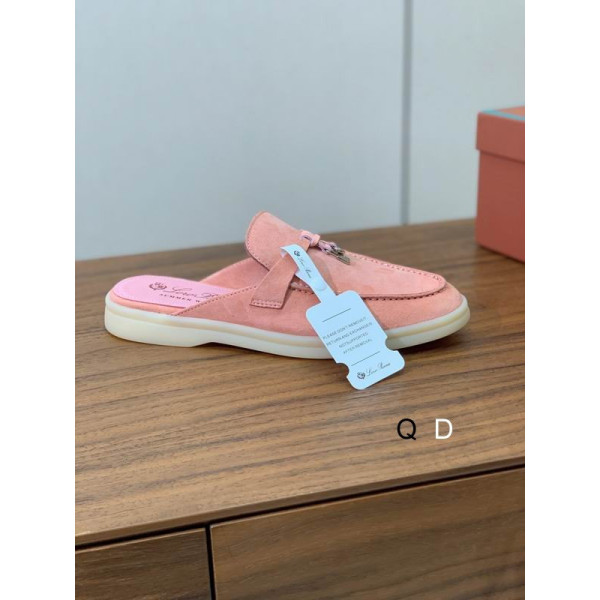 Loro Piana Women's Babouche Charms Walk Moccas/ Flat Shoes / P/k