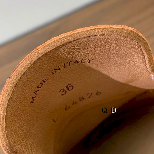 Loro Piana Women's Babouche Charms Walk Moccas/ Flat Shoes / Salmon