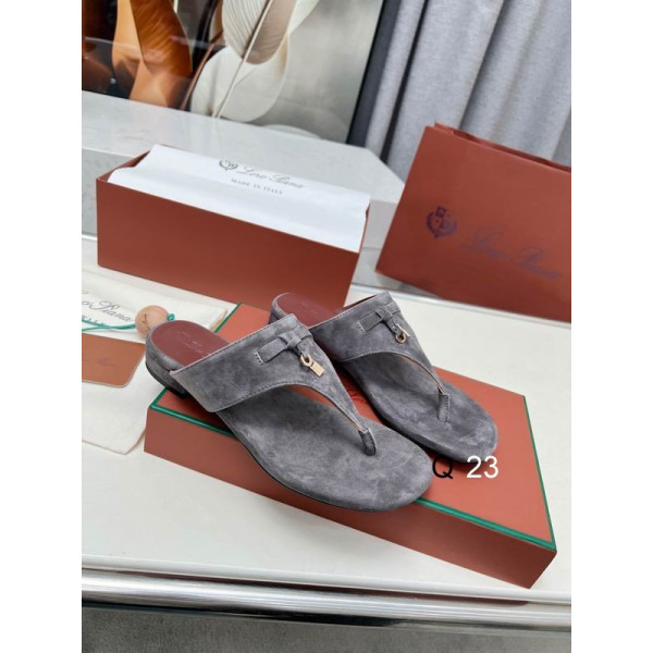 Loro Piana Women's M/dil Sandals / Dark Gray